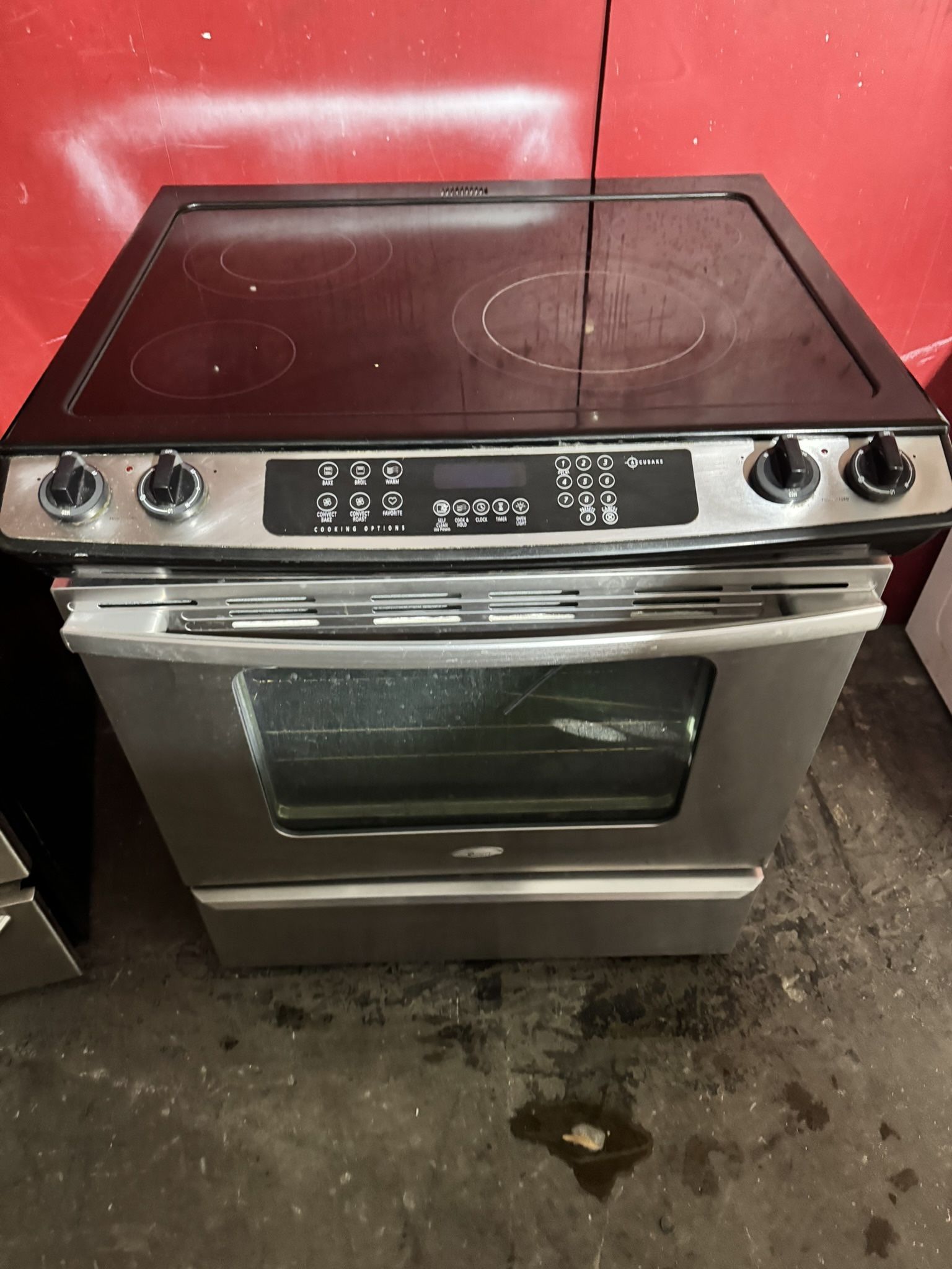 Whirlpool Stove Electric Slide In Stainless Steel