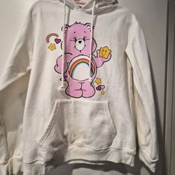 Care Bears Hoodie Sweater Sweatshirt Medium 