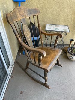 Rustic rocking chair