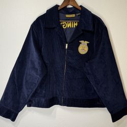 FFA Corduroy Jacket Agricultural Education Washington Ferndale 100-50