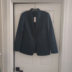 Women's Blazer - Emerald Green 