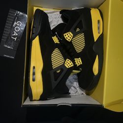 Jordan 4 Blue and Yellow 