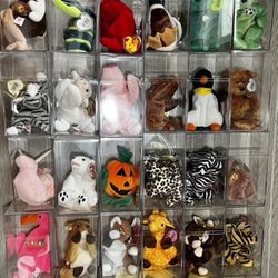 31 Collector TY Beanie Babies  Retired cira 1990s W Errors And PE & PVC
