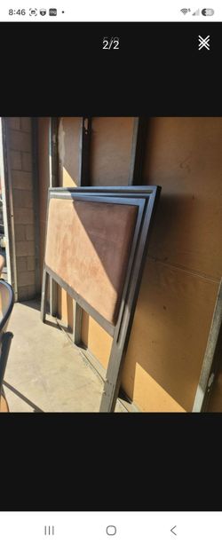 FREE  FULL HEADBOARD WITH METAL MATRESS FRAMES