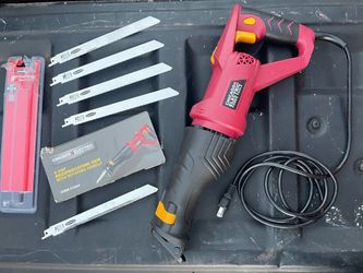 CHICAGO ELECTRIC 6 Amp Heavy Duty Variable Speed Rotating Handle Reciprocating Saw