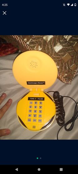 Vintage Hamburger Telephone 