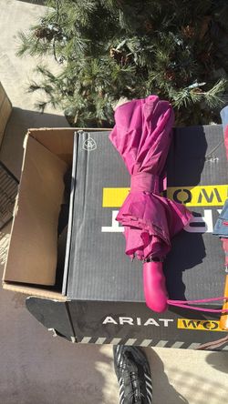 Pink Compact Folding Umbrella
