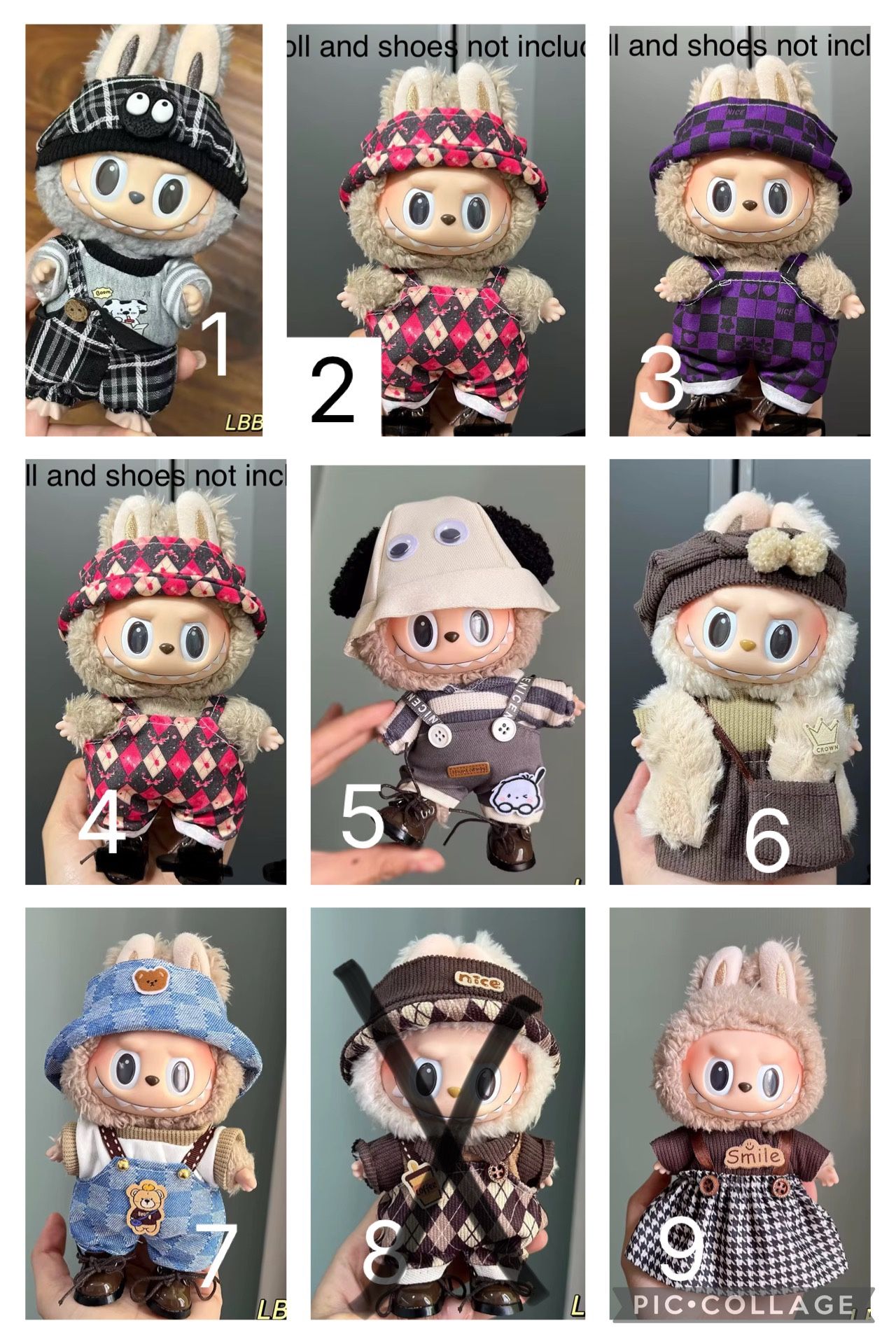 Labubu Clothes No Doll