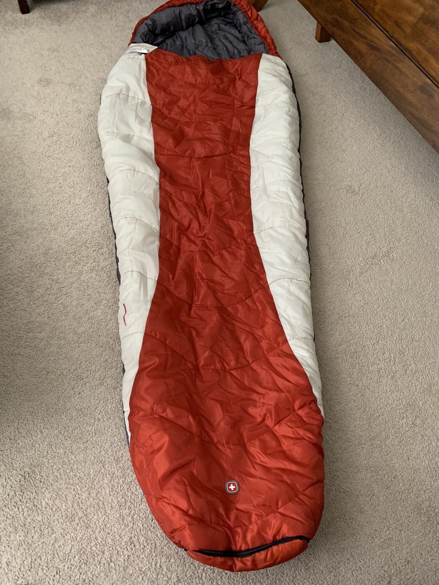 Swiss gear mummy sleeping bag Temp. Range 0 F