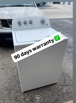 Whirpool Washer 90 days warranty ✅ 