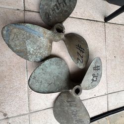 Boat Propellers – Set of 2 (LH & RH) – 14 x 10 – Bronze Inboard Props 