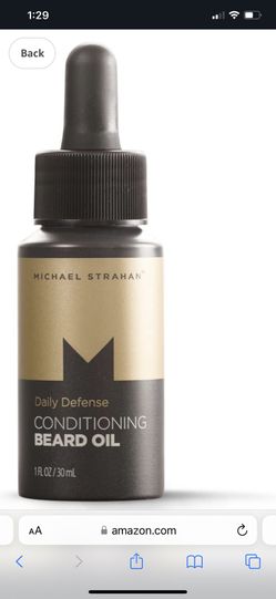 Michael Strahan Conditioning Beard Oil Men's Grooming And Skincare For Dry, Sensitive Skin. Moisturizing, Smoothing, Soothing Beard Softener