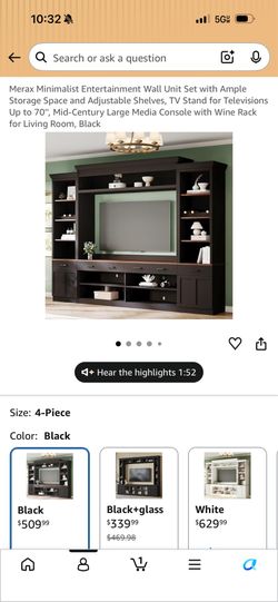 Entertainment center
