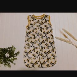 Modern Baby Girls PLUSH Sleep Sack 3-6 Month Floral Wearable Bag 

