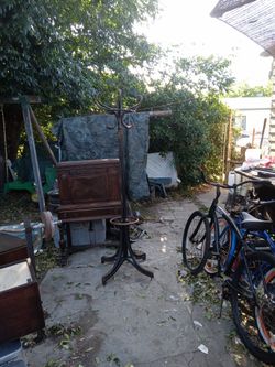 Over 100-year-old Coat Umbrella Rack. Good Condition Could Be Refinished Or Leave It As It Is With All The Age Asking 80 Top Comes Off
