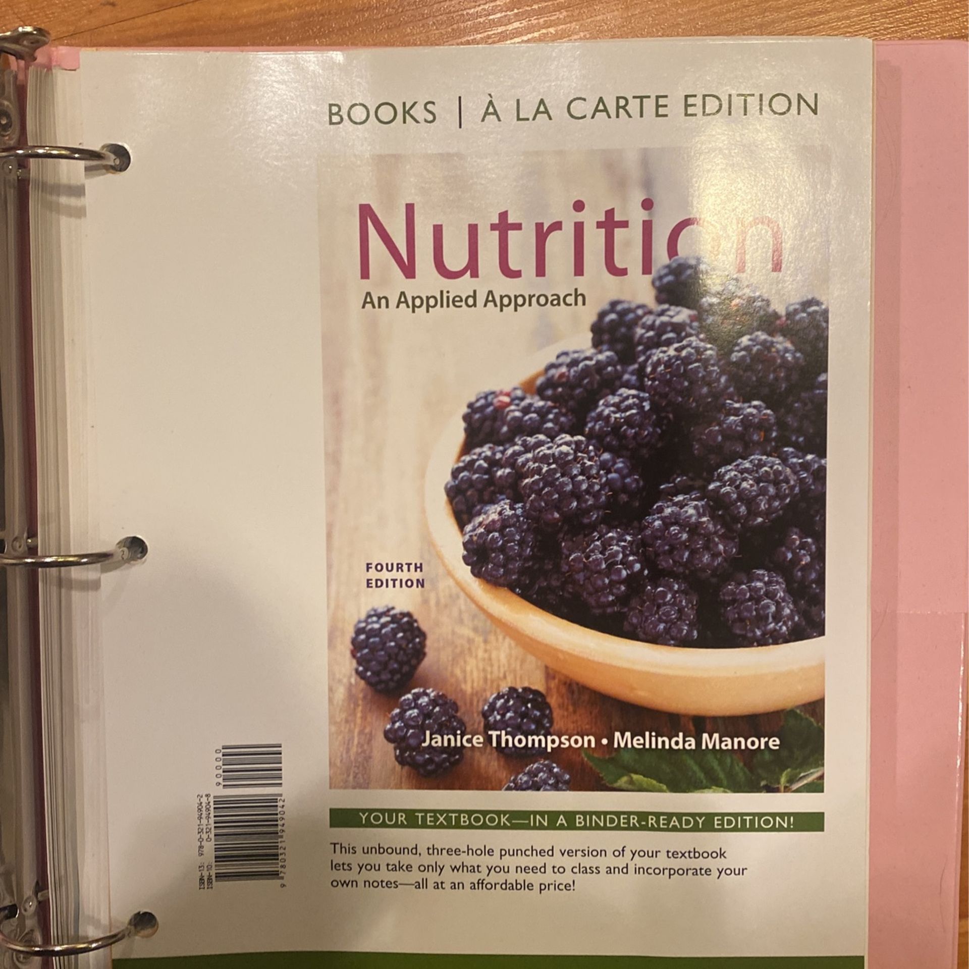 Nutrition textbook 4th Edition