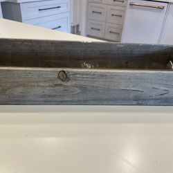 Decorative Rustic Wooden Box with Inner Plastic Box 