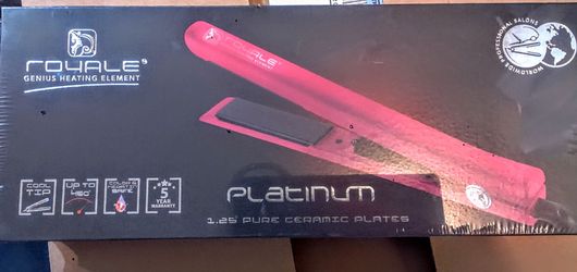 Royale Platinum 1.25" Ceramic Hair Straightener