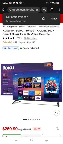 55 inch Roku TV 2026