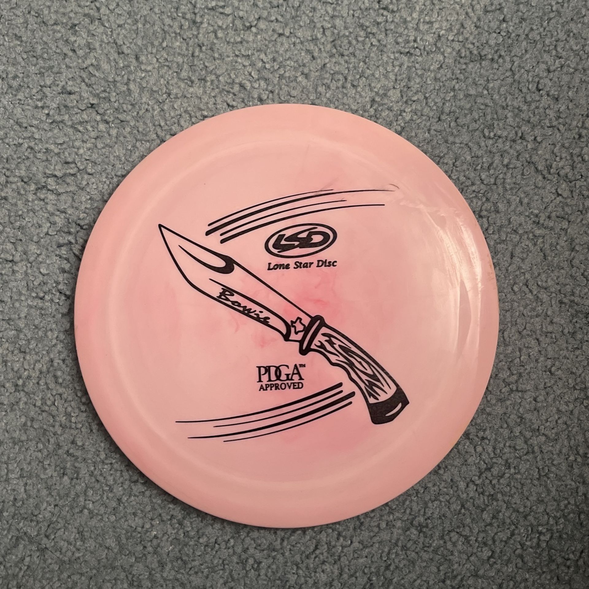 Lone star Bowie Disc Pink marble