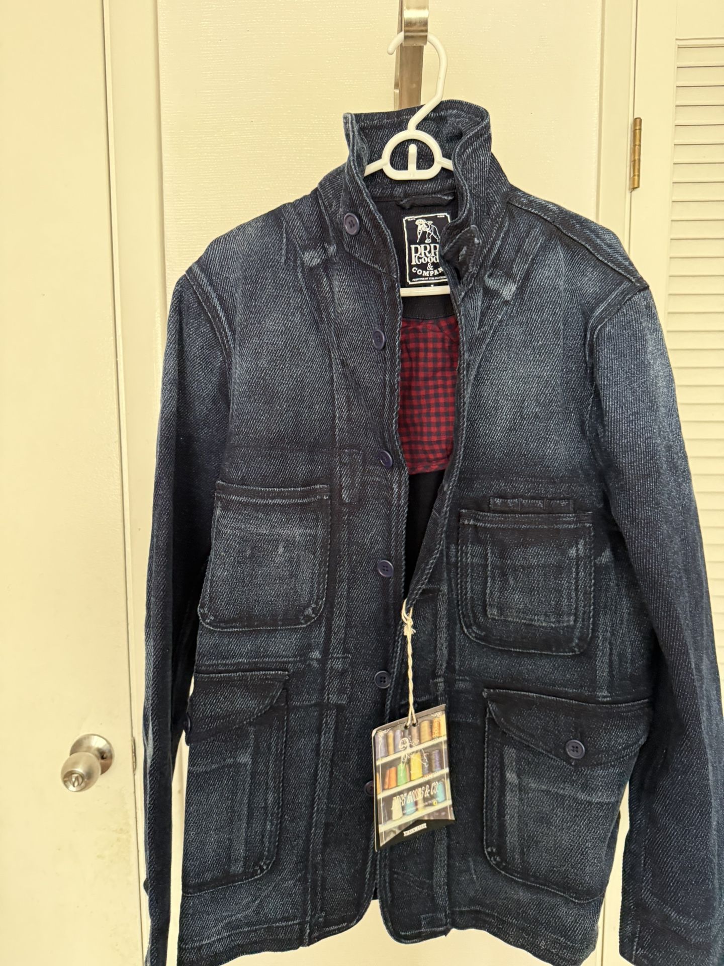 PRPS Denim Coat Jacket Mens L