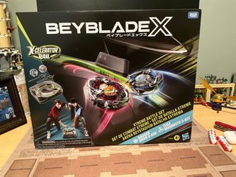 (MOVING NEED GONE) NEW Hasbro Beyblade X Xtreme Battle Set (Dagger Dran and Tusk Mammoth)