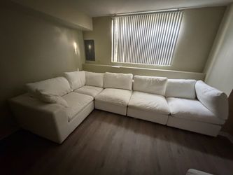 Thomasville White Modular Sectional Sofa