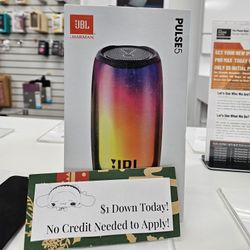 Jbl Pulse 5 Bluetooth Speaker New  - Payments Available - Pay $1 Down To take It home