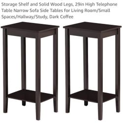2 END SIDE TABLES 