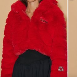 Mickey mouse faux jacket