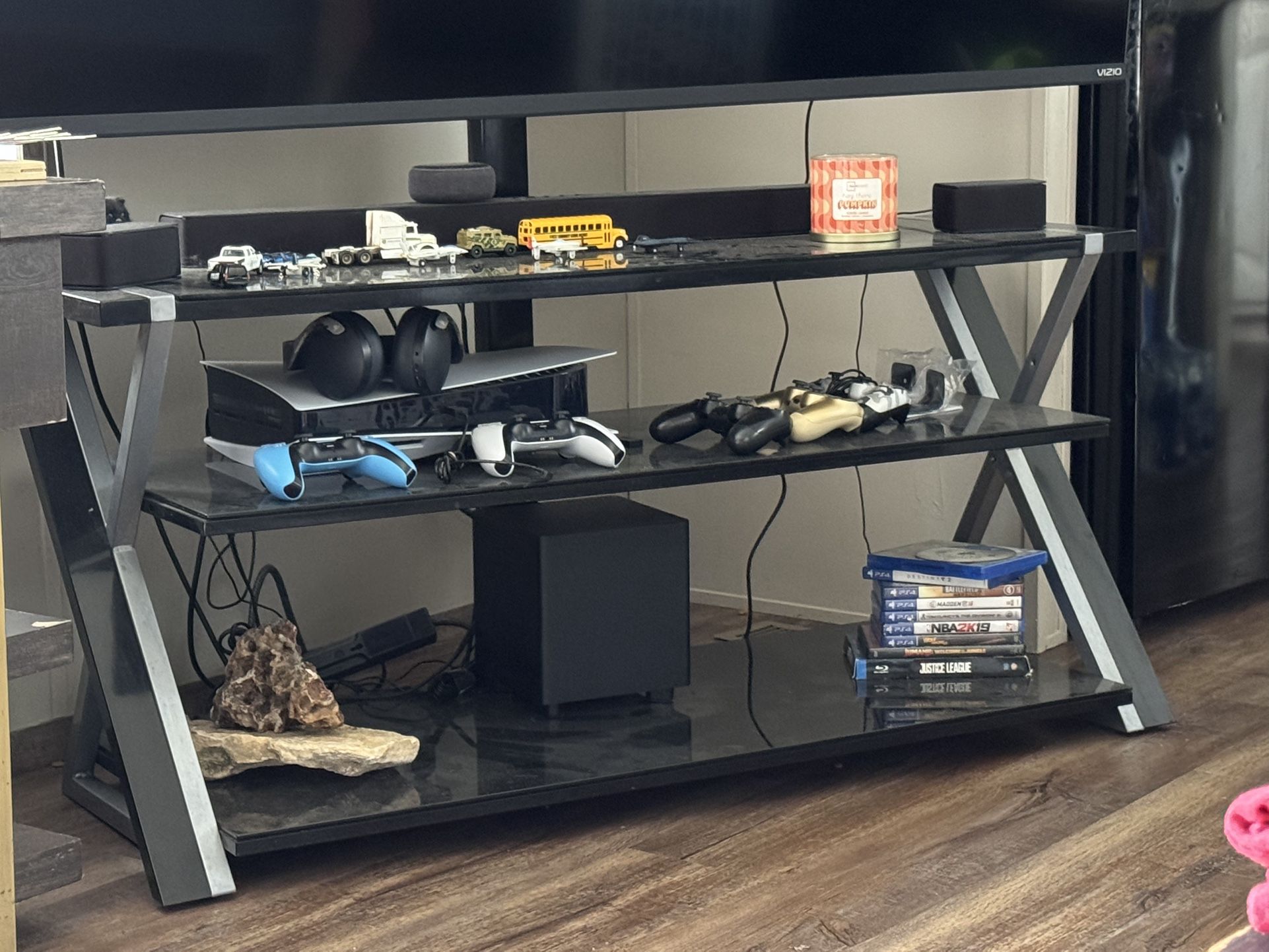 Glass Entertainment Center