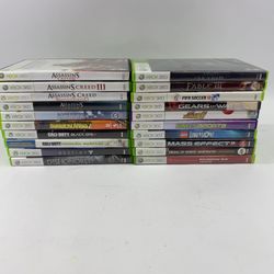 Lot of 20 Microsoft Xbox 360 Games