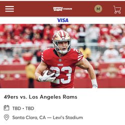 49er Tickets VS The Rams