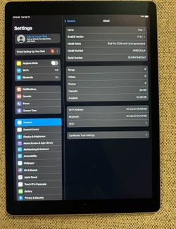 2017 iPad Pro 12.9in 2nd Gen 64GB
