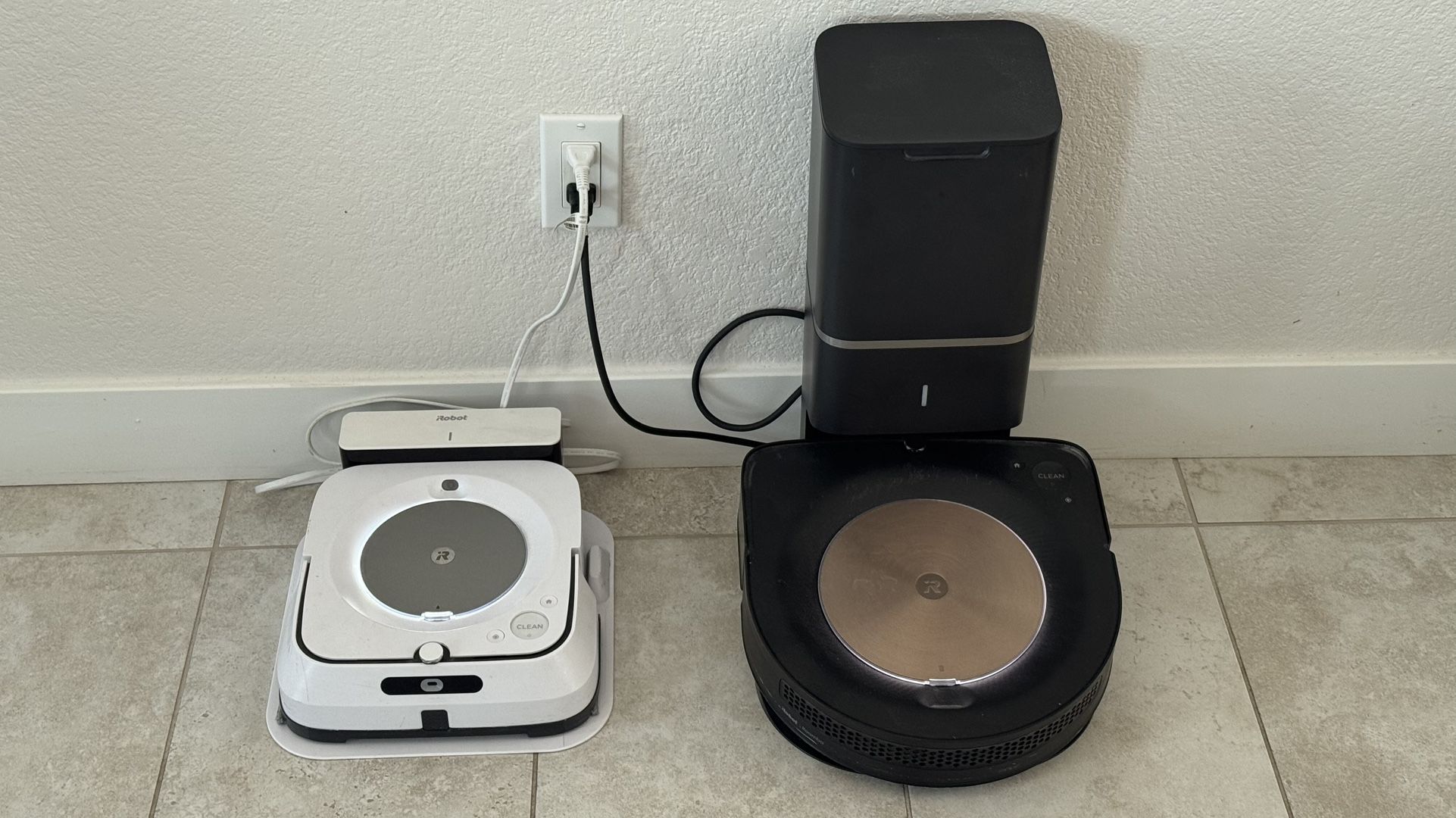 iRobot Roomba s9 Vacuum and Brava Jet m6 with Accessories