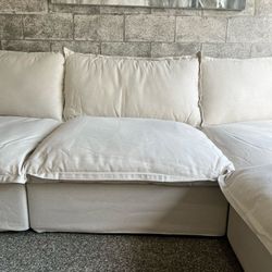 New Beige Cloud Sectional ( Delivery)