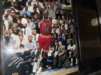 MICHAEL JORDAN 8x10 original Autograph upper deck COA