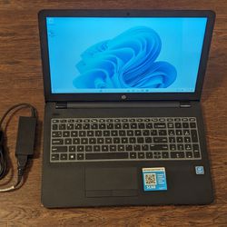 HP Laptop 15.6" Touchscreen, 8GB RAM, 128GB SSD, Windows 11

