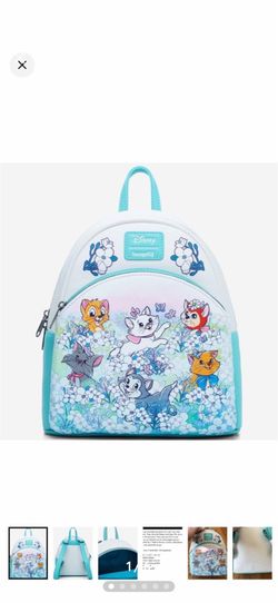 Disney loungefly cats flowers mini backpack