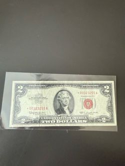 1963 $2 Red Seal Star Note