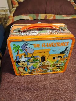 Vintage 1962 Flintstones lunch pail