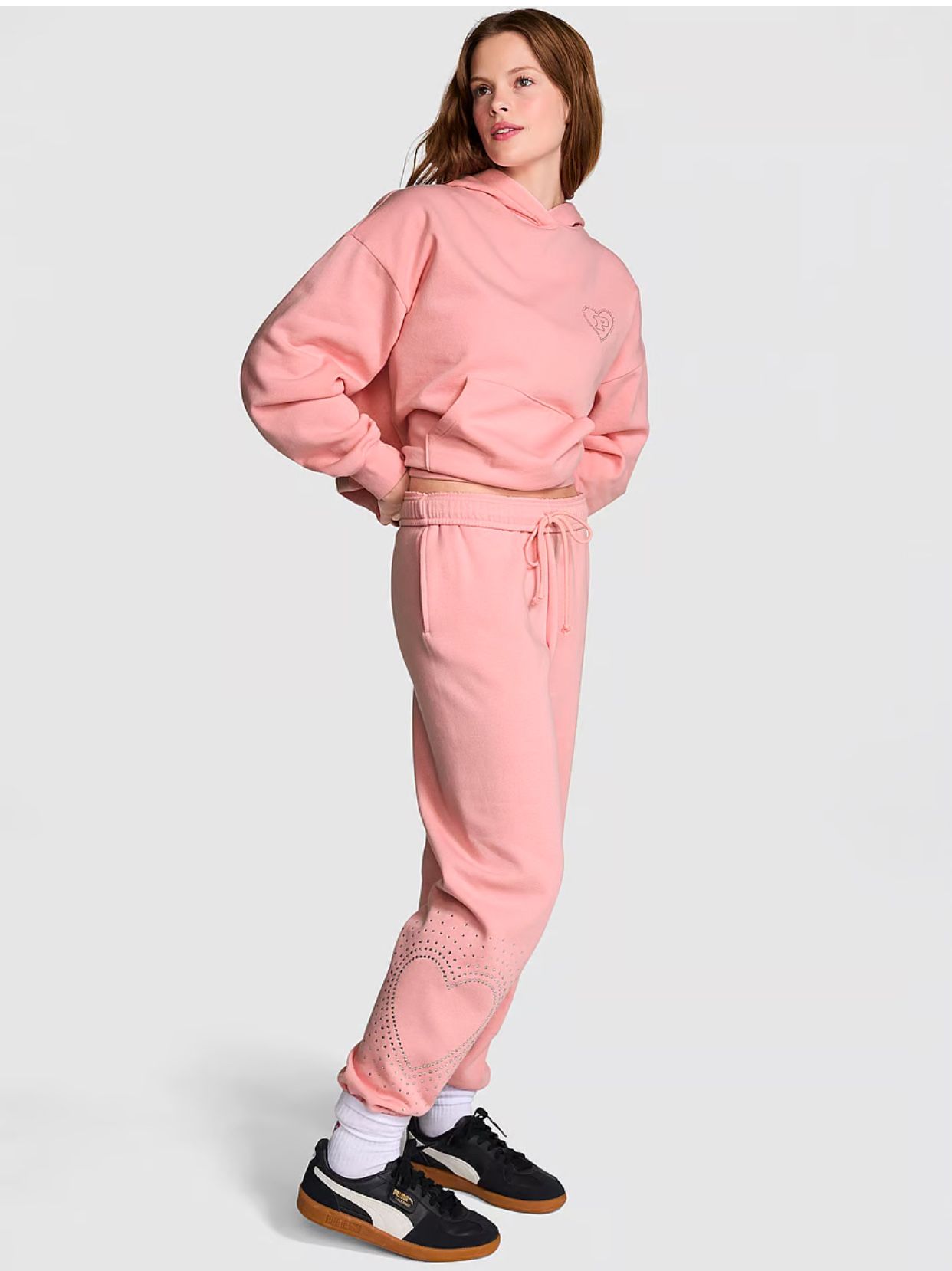 PINK Bling Hoodie & Jogger Set