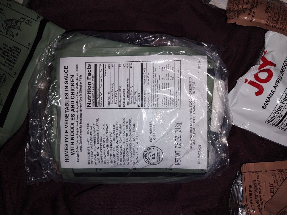 MRE's $3eh. ----Updated----