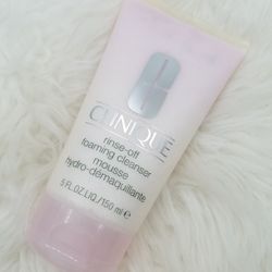 Clinique Rinse Off Foaming Cleanser. 