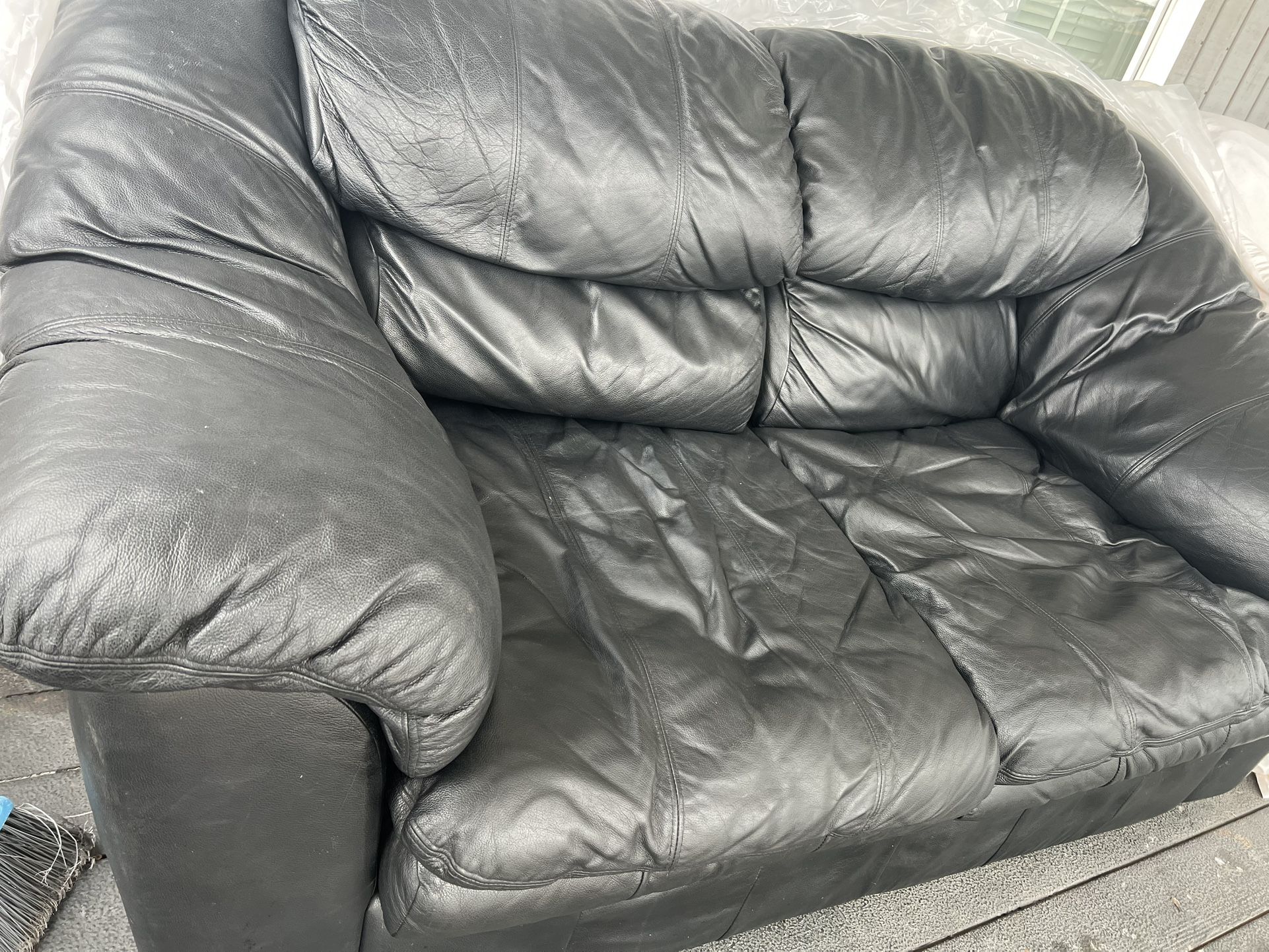 Black Leather sofa