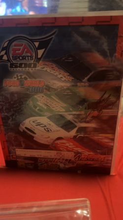 Autographed Talladega 500 Nascar Magazine in Holder