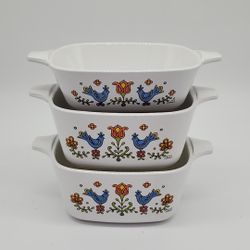 CorningWare Festival Country Casseroles 2pc-P-43-B - 1pc-P-41-B