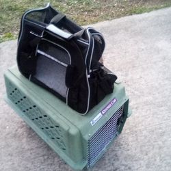 Small Dog Kennel+Dog Carrier 20.00