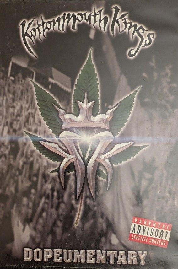 Kottonmouth Kings - Dopeumentary, Video Movie DVD (Mint) 2001. Go deep and uncensored into the Kottonmouth Kings underground subculture. This DVD cont