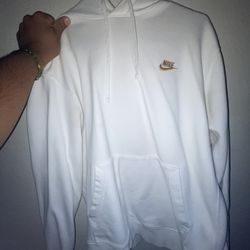 White Nike Hoodie 
